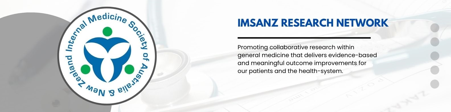 IMSANZ Research Network banner